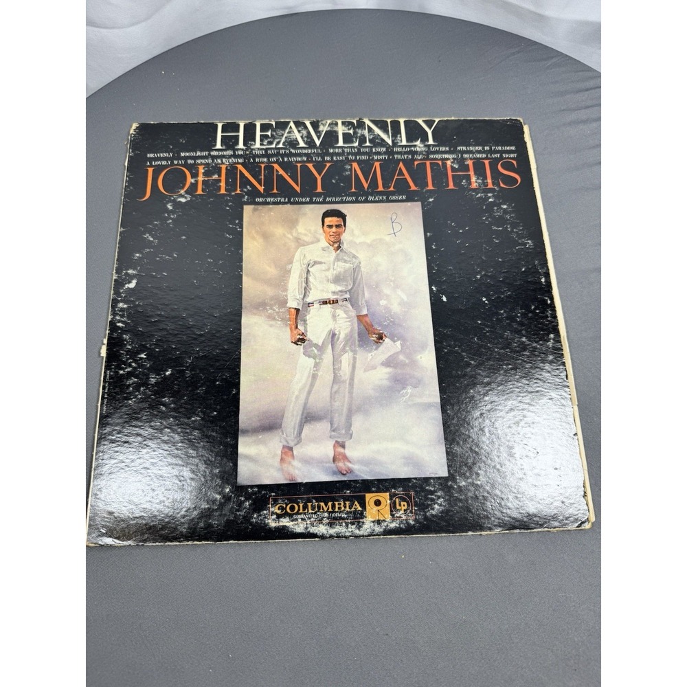 Johnny Mathis Heavenly Vinyl LP Columbia CL 1351 Misty Vintage Record 33 RPM